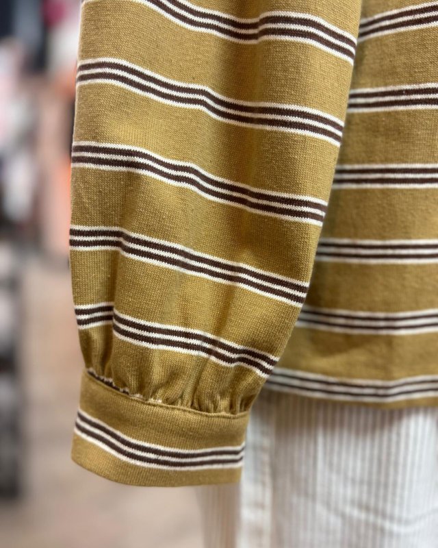 Cardigan 2-en-1 en jersey rayé
