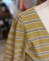 Cardigan 2-en-1 en jersey rayé