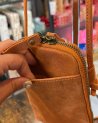 Pochette bandoulière pour téléphone en cuir pailleté
