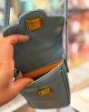 Pochette bandoulière pour téléphone en cuir lisse